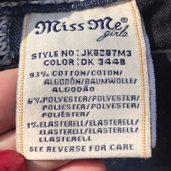 Miss Me Girls Capri Size 7 Very Nice - Picture 3 of 10